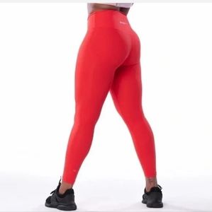 SHEFIT Boss Leggings SilkSculp Crown Embossed Fabric Red Rush Size 2XL 2 luxe